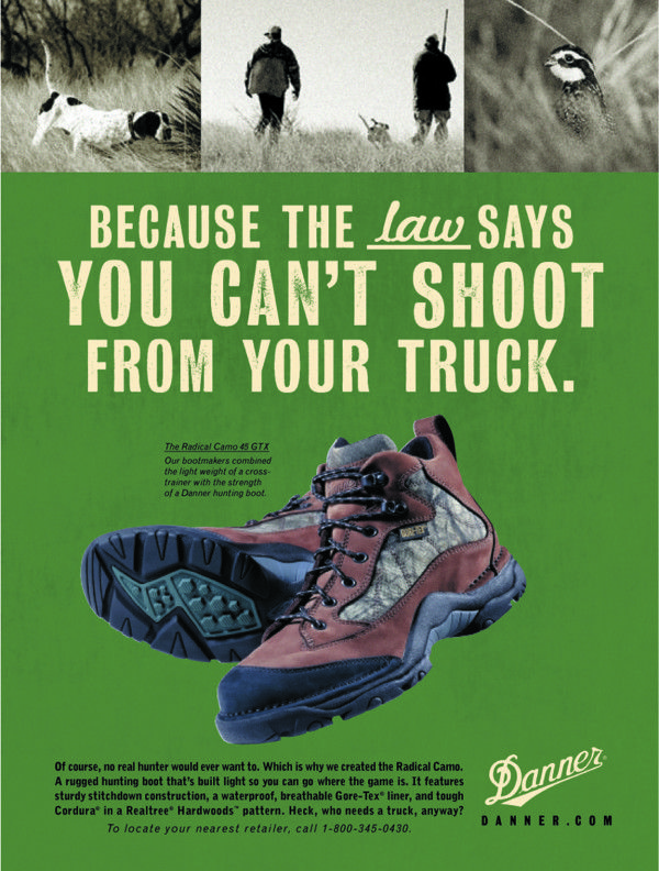 Danner ad, 2000