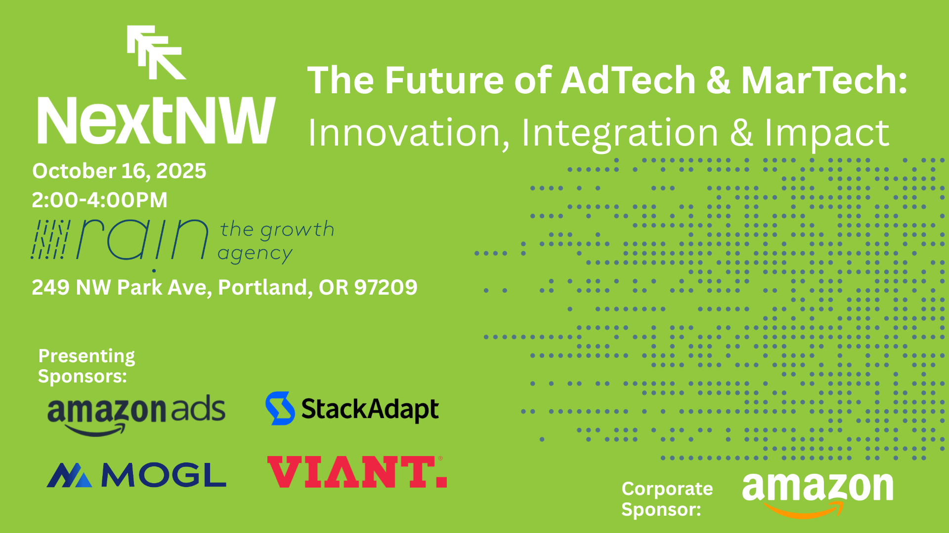 Portland marketing professionals networking at AdTech panel discussion with industry leaders